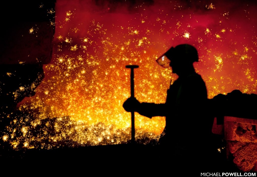 Lincolnshire Industrial photography,British Steel,Scunthorpe,Michael Powell