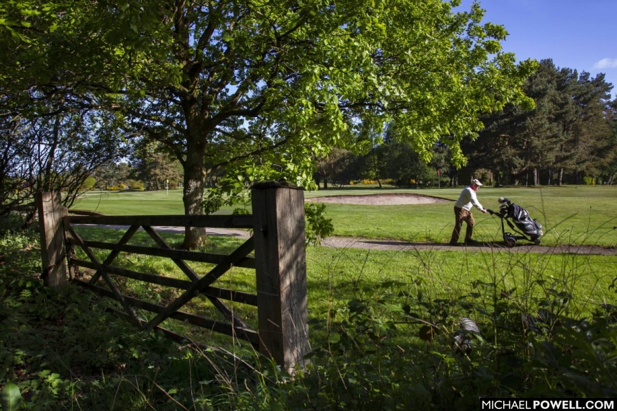 The very first golfers to play at Market Rasen Golf Club in Lincolnshire after lockdown restrictions were relaxed for the sport