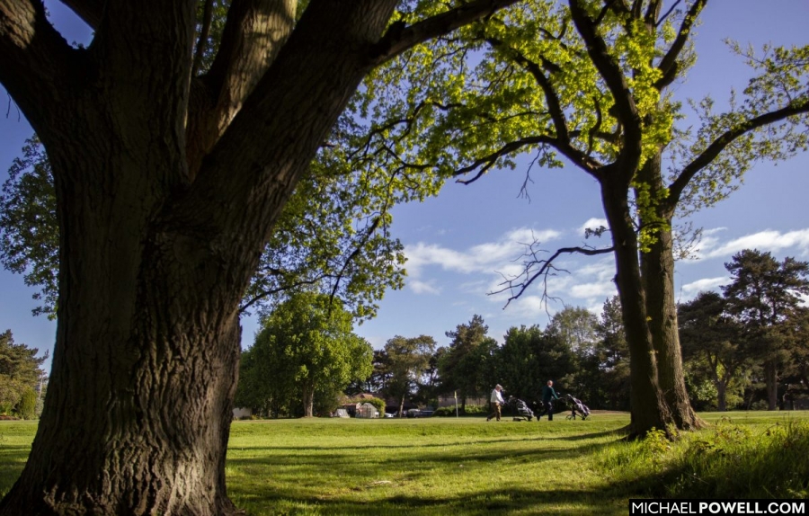 The very first golfers to play at Market Rasen Golf Club in Lincolnshire after lockdown restrictions were relaxed for the sport